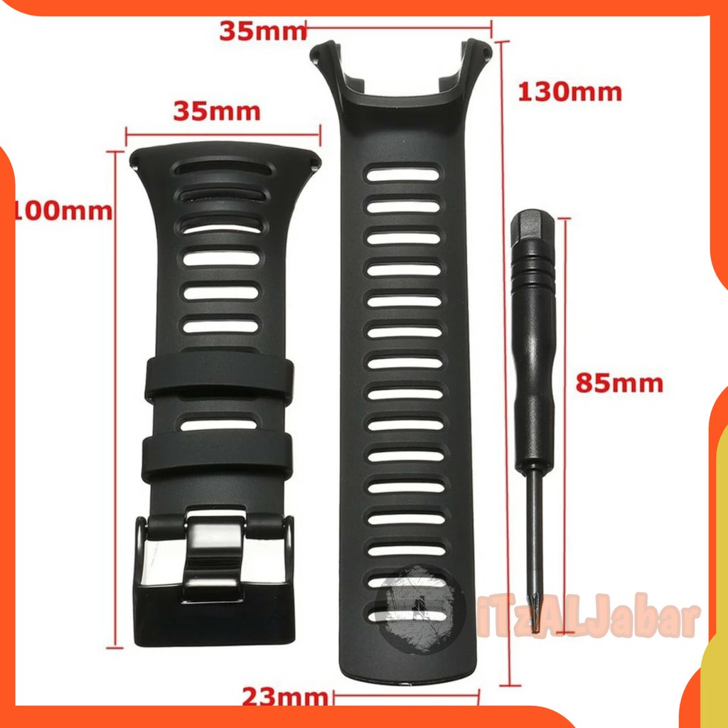 Tali jam tangan Suunto Ambit 1 2 2R 2S 3 Rubber strap Tali jam suunto ambit