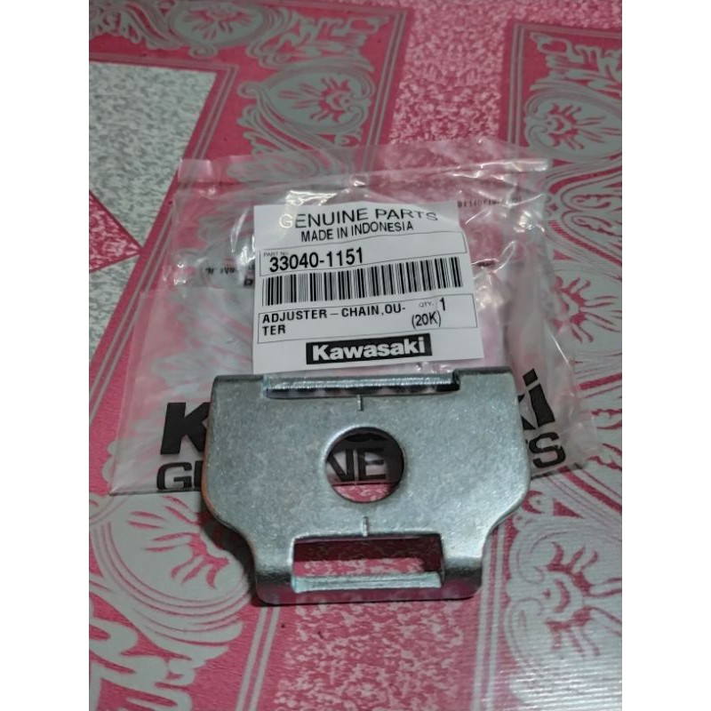 Tutup plat samping arm kaze original Kawasaki dan aluminium CNC Spanner Arm Kaze