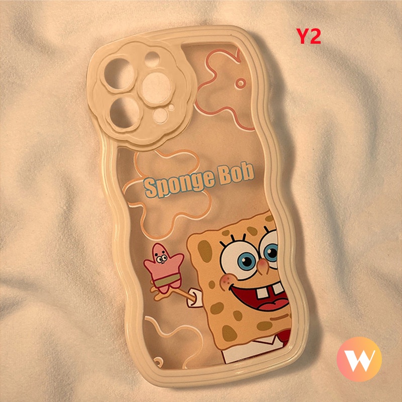 Soft Case Motif Kartun SpongeBob Patrick Star Untuk iPhone 7plus 11 13 12 Pro MAX 6 6s 7 8 Plus XR X XS MAX SE 2020