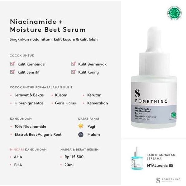 SOMETHINC AHA BHA Peeling Hyaluronic B5 Niacinamide Sabi Beet Serum Retinol RIOUSLY 24K Bakuchiol Holygrail Ceramic Game Changer Supple Power Glow Maker Omega Butter Balm Coffee Mugwortella Skin Goals Wash Off Mask Bee