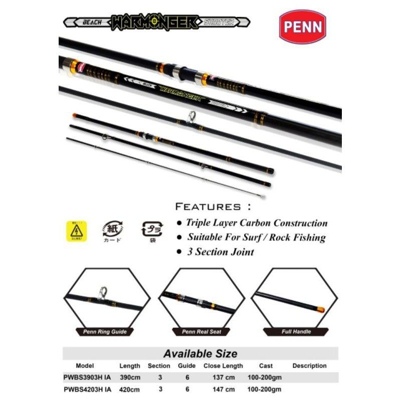 JORAN PANCING PENN WARMONGER 420 CW 100-200