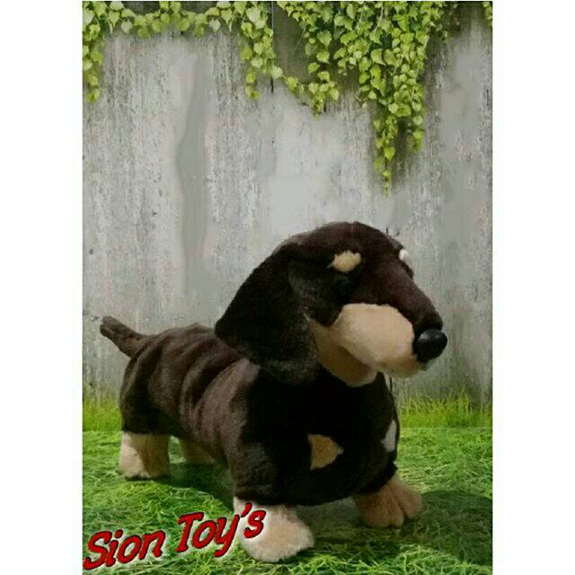 Boneka Hewan Anjing Dachshund Teckel Shopee Indonesia