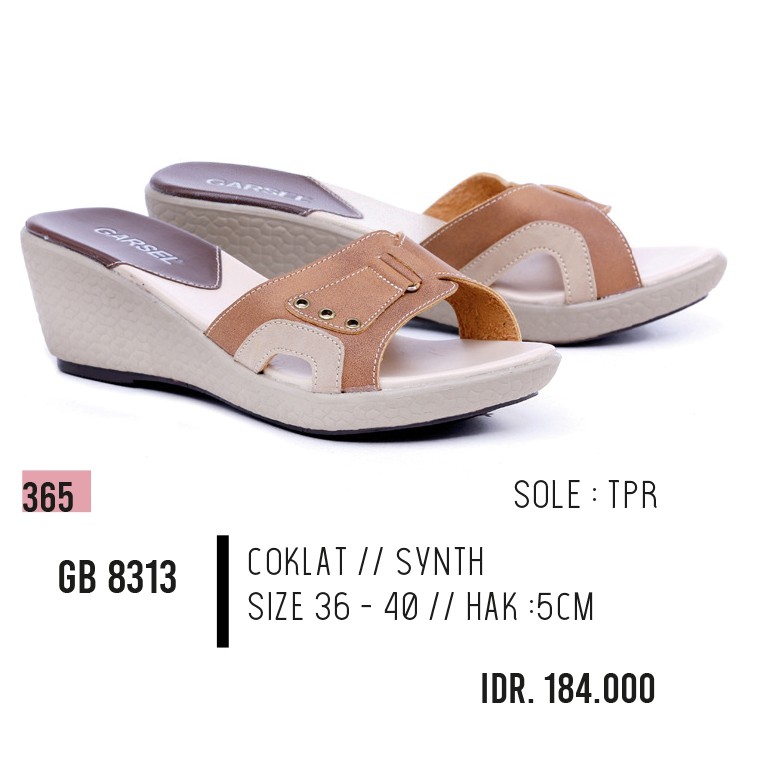 sepatu wedges wanita,wedges cewek,wedges perempuan GB 8313