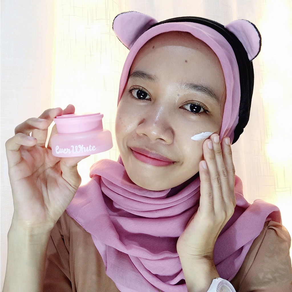 [ORI] Everwhite Be Bright Day Cream dengan Kandungan Kefir dan Collagen Melembutkan Wajah Putih Mulus l 15ml BPOM ORIGINAL