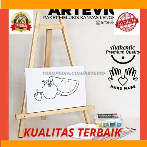 

Best Paket Lukis Besar Gambar / Paket Kanvas Lukis Cat Kuas Palet Dan Easel - 30 x 20