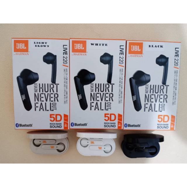 Earphone JBL Live 220 Wireless BassBoosted