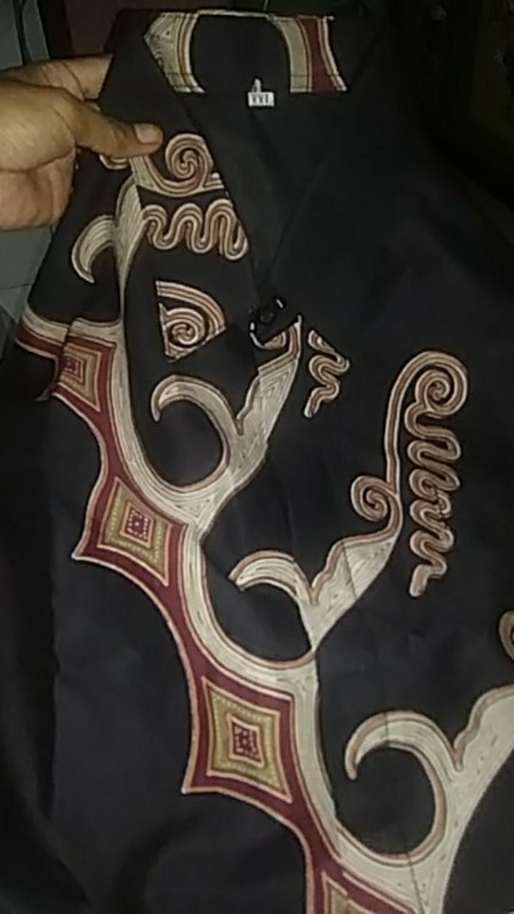 Kawung Galing Kemeja Batik Pria Solo Lengan Pendek Lapis Furing Martowiro Batiksoloamanah Prastowo