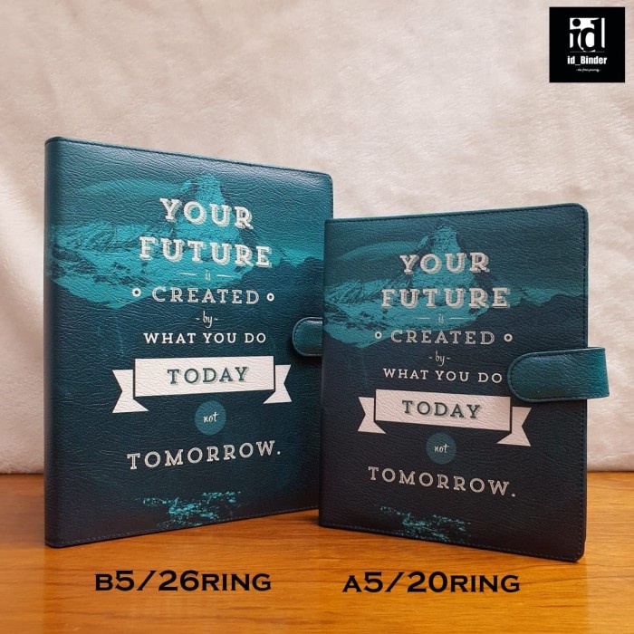 

Hemat Binder Printing Motip Your Future A5 Dan B5 Terbatas