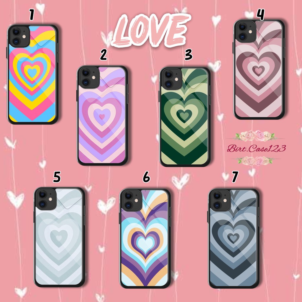 HARDCASE 2D GLOSSY LOVE OPPO VIVO XIAOMI SAMSUNG REALME IPHONE ALL TYPE BC5658