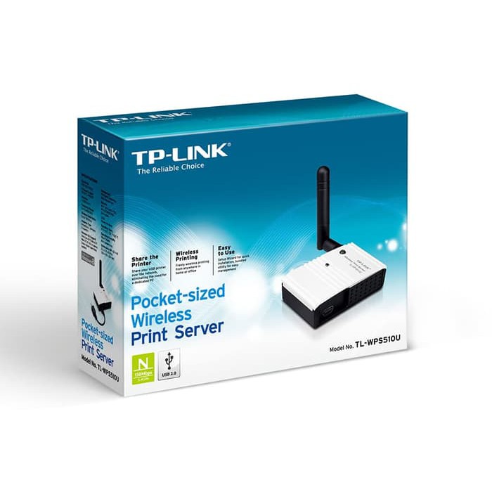 TP-Link 150Mbps Pocket-Sized Wireless Print Server TL-WPS510U
