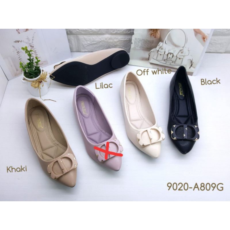 Sepatu flat import wanita/ sepatu flat kerja/ sepatu kantor/ sepatu kuliah/ sepatu flat pesta