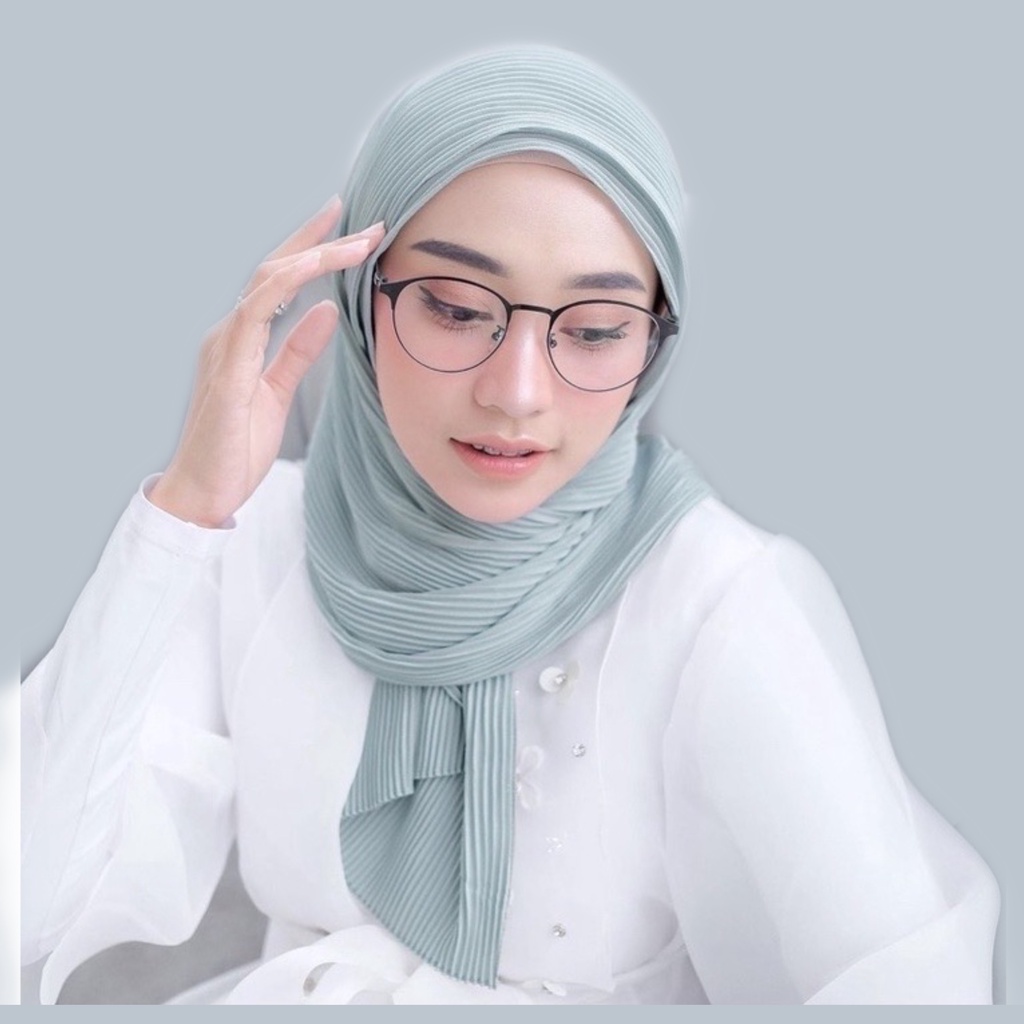 Hijab pashmina plisket cerutty babydoll Azara