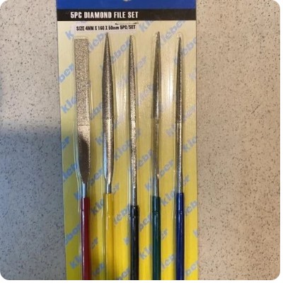 

Kikir Diamond File Set 14 cm 5 Pcs Merk Kleber Intan Permata