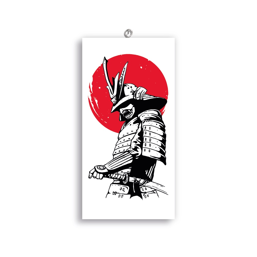 Hiasan Dinding Minimalis Kamar Ruangan Pajangan Dekorasi Rumah Samurai Jepang Q6