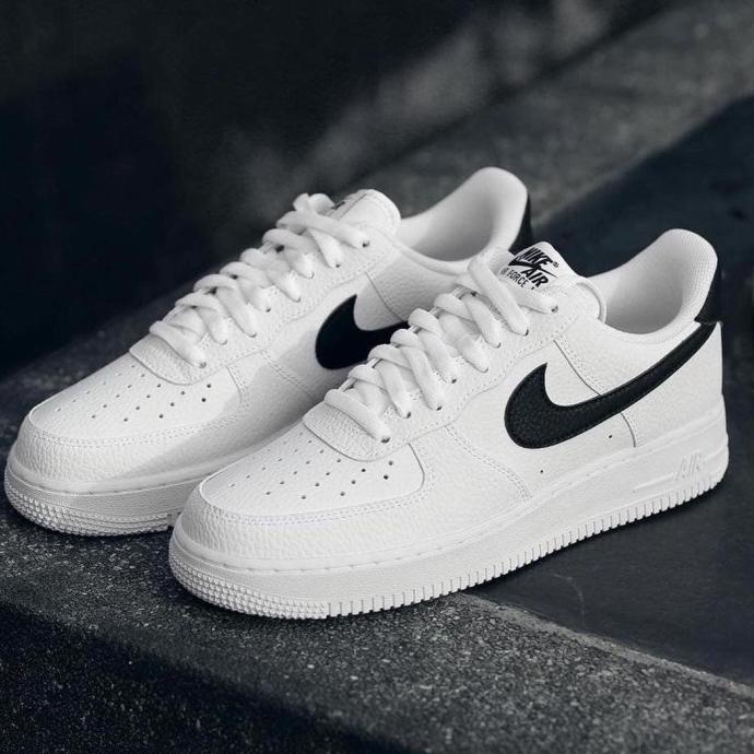 Sepatu Nike Air Force 1 White Black Original Indonesia
