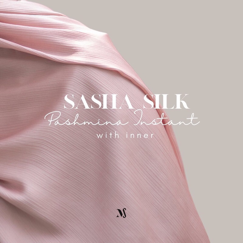SASHA SILK PASHMINA INSTANT | HIJAB INSTANT | PASHMINA INSTANT WITH INNER | HIJAB INSTANT 2in1