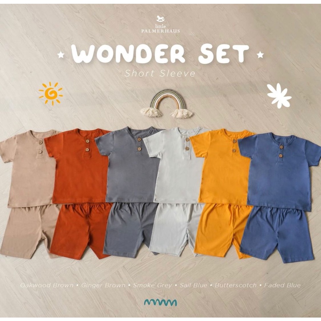 Castle - Little Palmerhaus - BABY Wonderset ( Setelan Bayi ) 0-12 Bulan - Kids Wonderset SHORT 1-6 Tahun (Setelan Bayi) setelan anak pakaian anak pakaian bayi