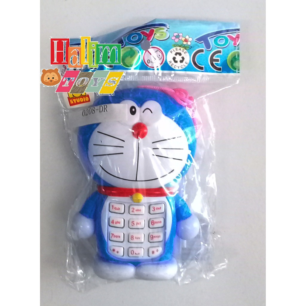 MAINAN ANAK HANDPHONE DORA EMON / HP DORAEMON / PHONE / KALUNG