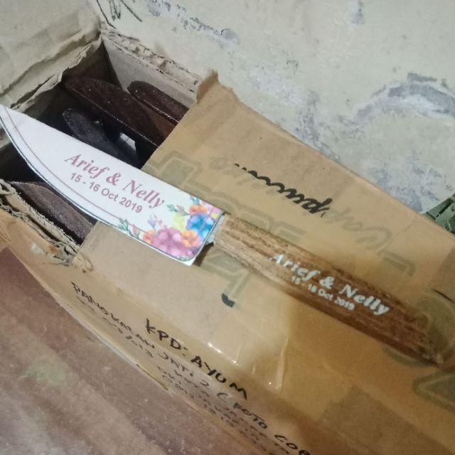 Souvenir Pisau Dapur Plus Sarung Pisau