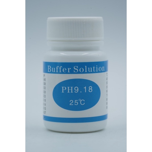 Cairan PH Buffer 9.18 25C Liquid 25ml for PH Test Meter Measure Calibration Solution Calibration