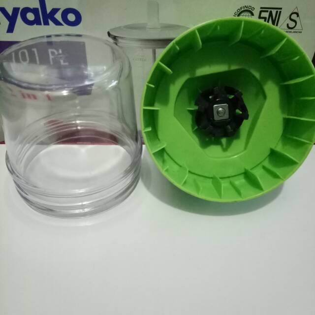 Gelas bumbu blender miyako original gigi couple blender plastik
