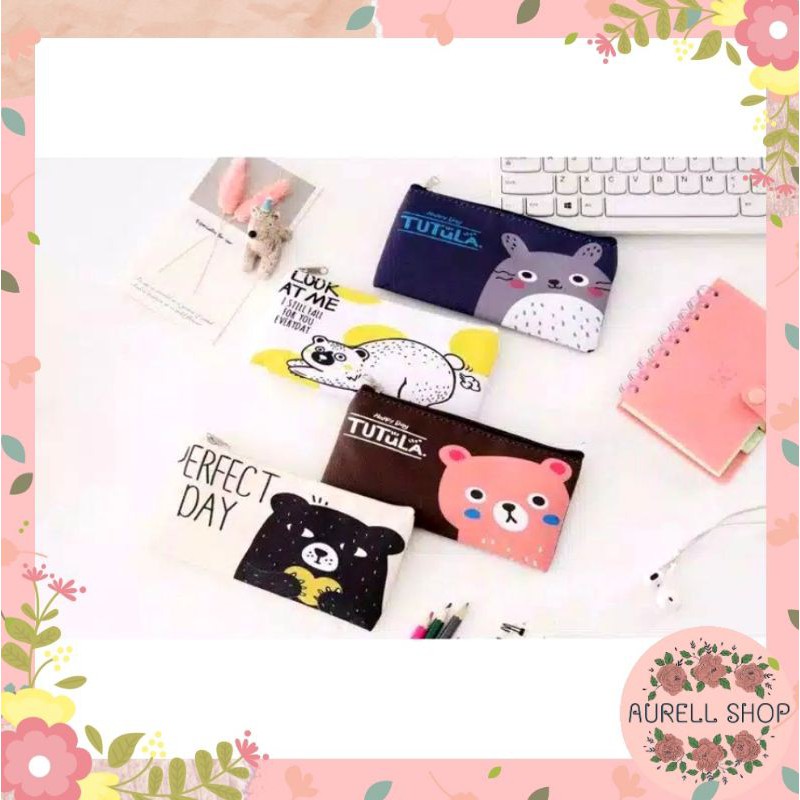 

[ COD ] Tempat Pensil Lucu Karakter Tutula / Tempat Kosmetik Lucu / Tepak Karakter Lucu