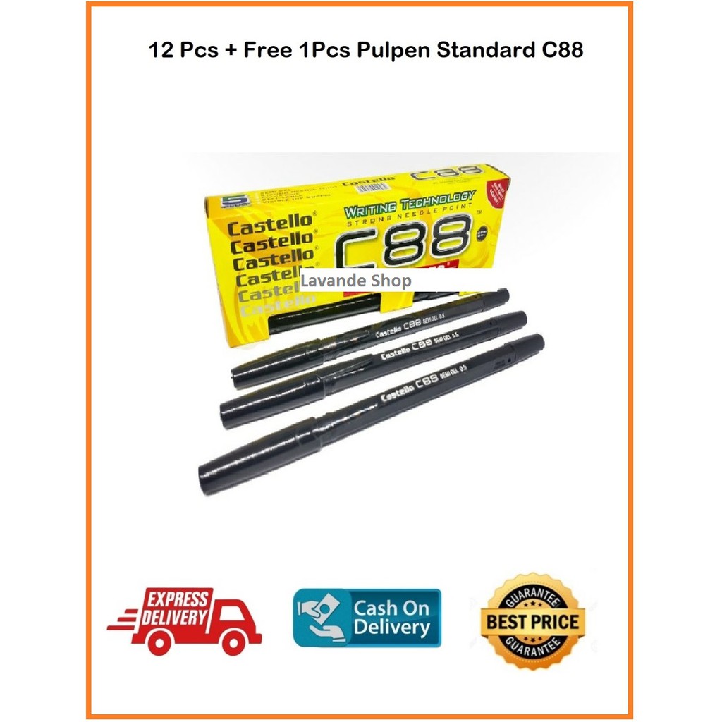 

PULPEN STANDARD CASTELLO /PEN STANDARD MURAH/ PEN C88 LUSINAN