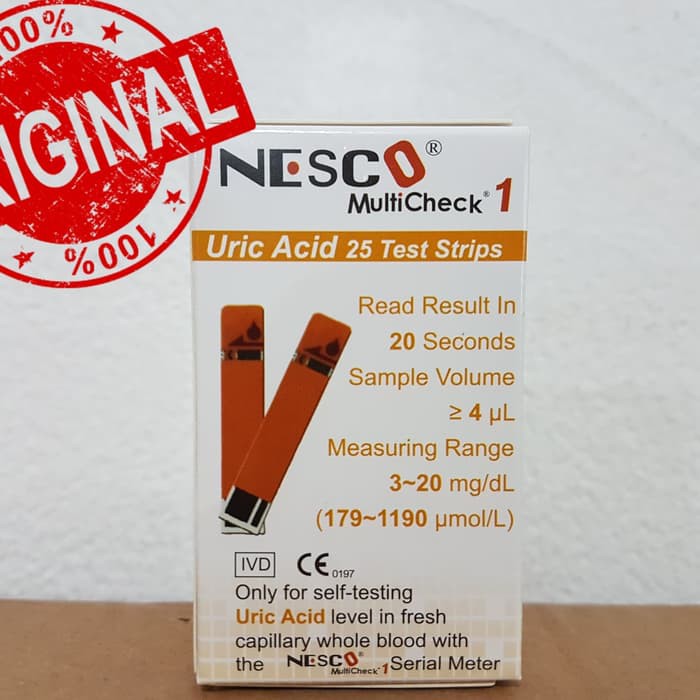 

Strip nesco asam urat / urid acid
