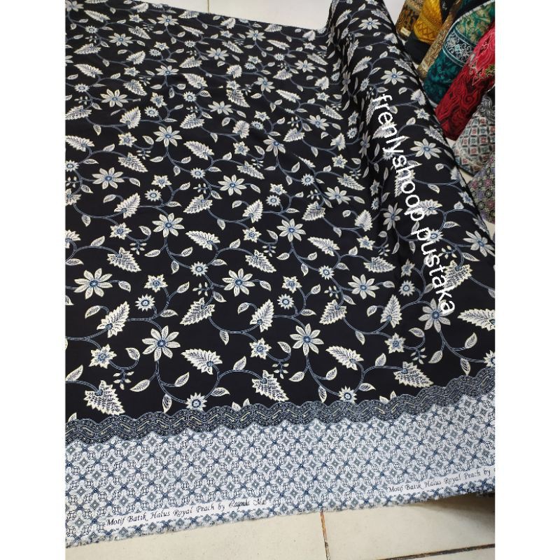 kain batik semi sutra meteran / bahan batik semi sutra halus