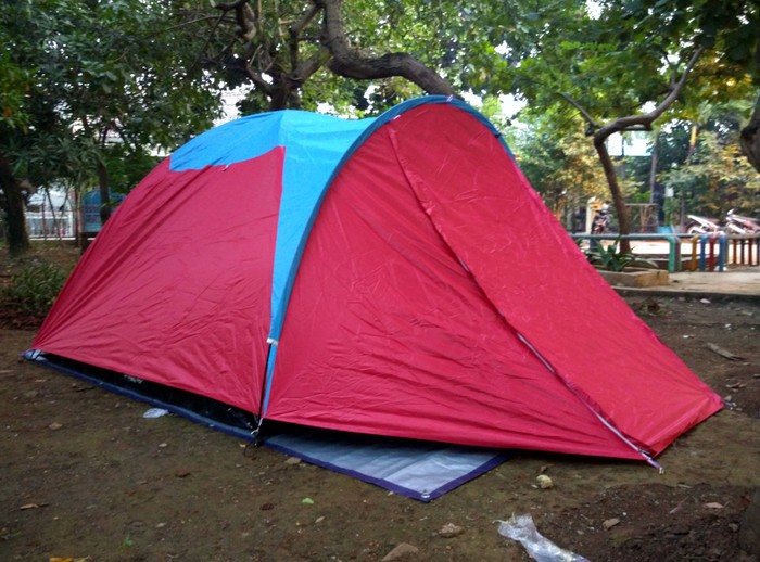Tenda Camping BNIX 012 Kapasitas 3-4 Orang Dome Outdoor Double Layer