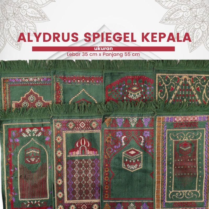 Sajadah Anak Alydrus / Saj Sujud Kepala 35x55