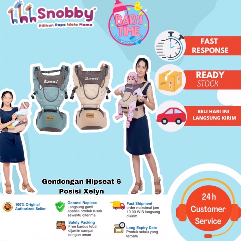 Snobby Gendongan Hipseat 6 Posisi Saku Print Xelyn Series