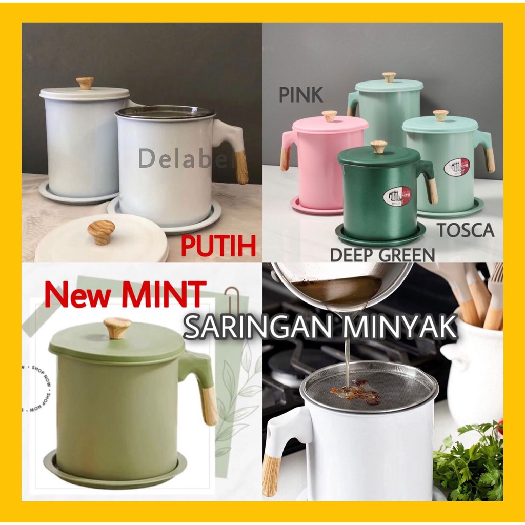 Oil Pot Wadah Penyaring Minyak 1.7L / Tempat Penyaringan Minyak Goreng /Oil Pot Saringan Minyak 1.7L