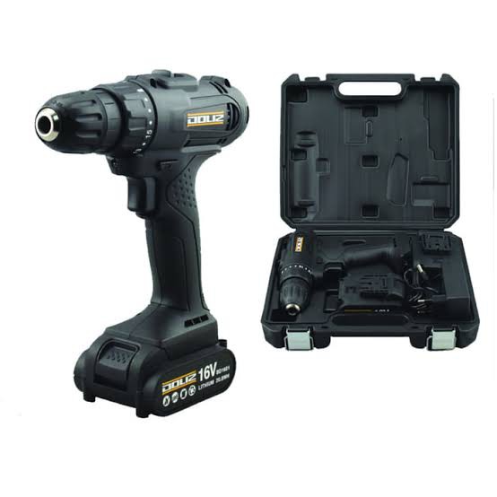 BOR TANGAN Electric Drill Bor Cordless Drill Battere 16V DOLIZ BD616  / BOR BATRE / BOR BATERAI