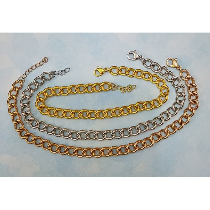 gelang sisik naga bahan titanium asli