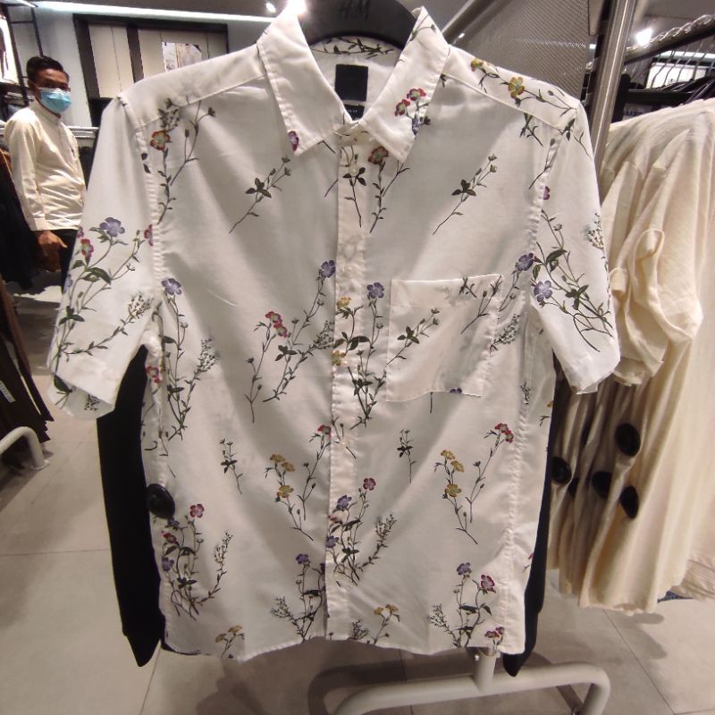 Kemeja Kasual Pria H&M Original Store
