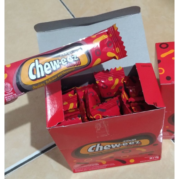 

Delfi Chew-eez / Cheweez Cokelat Permen Choco (isi 20 pcs)