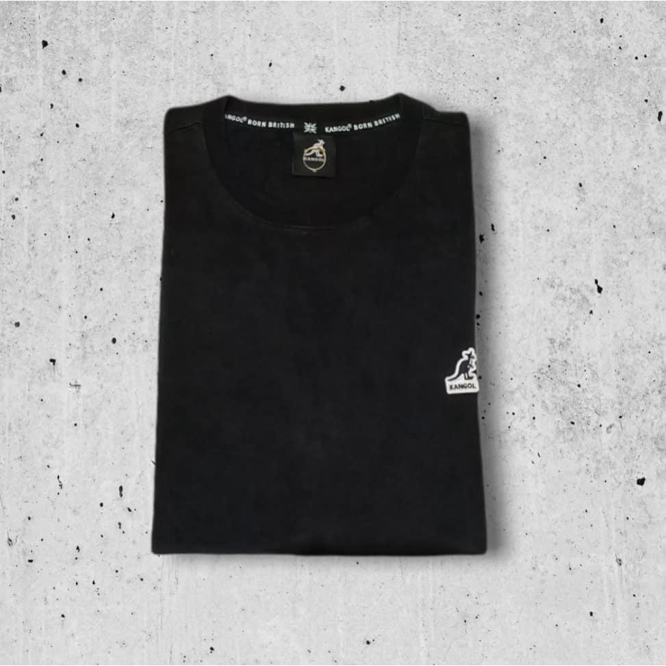 T-shirt Kangol " logo full bordir " Original Hitam