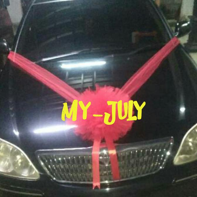 BUKET BUNGA MOBIL PENGANTIN