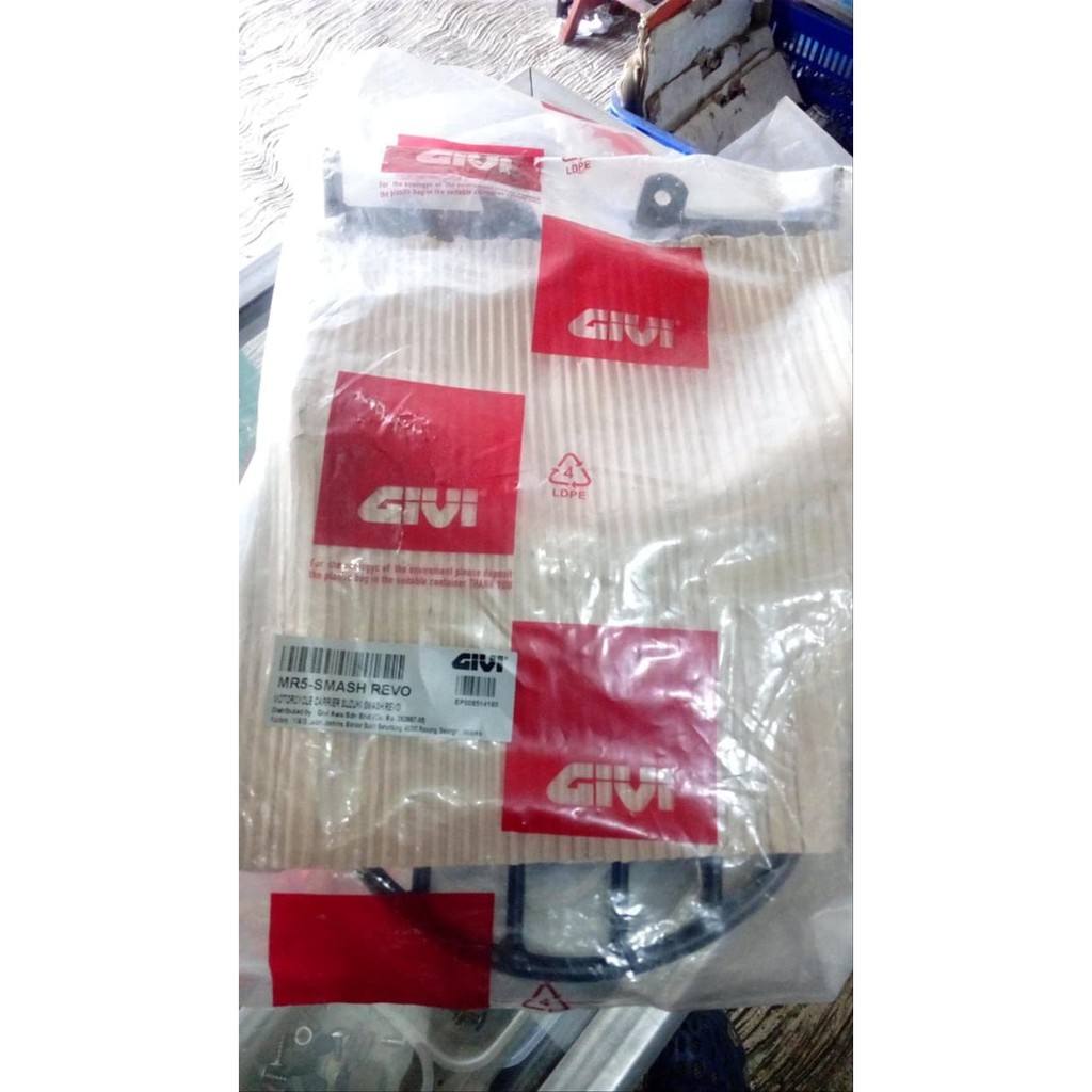 Aksesoris Motor Touring BREKET BOX GIVI MOTOR SUZUKI SMASH REVO