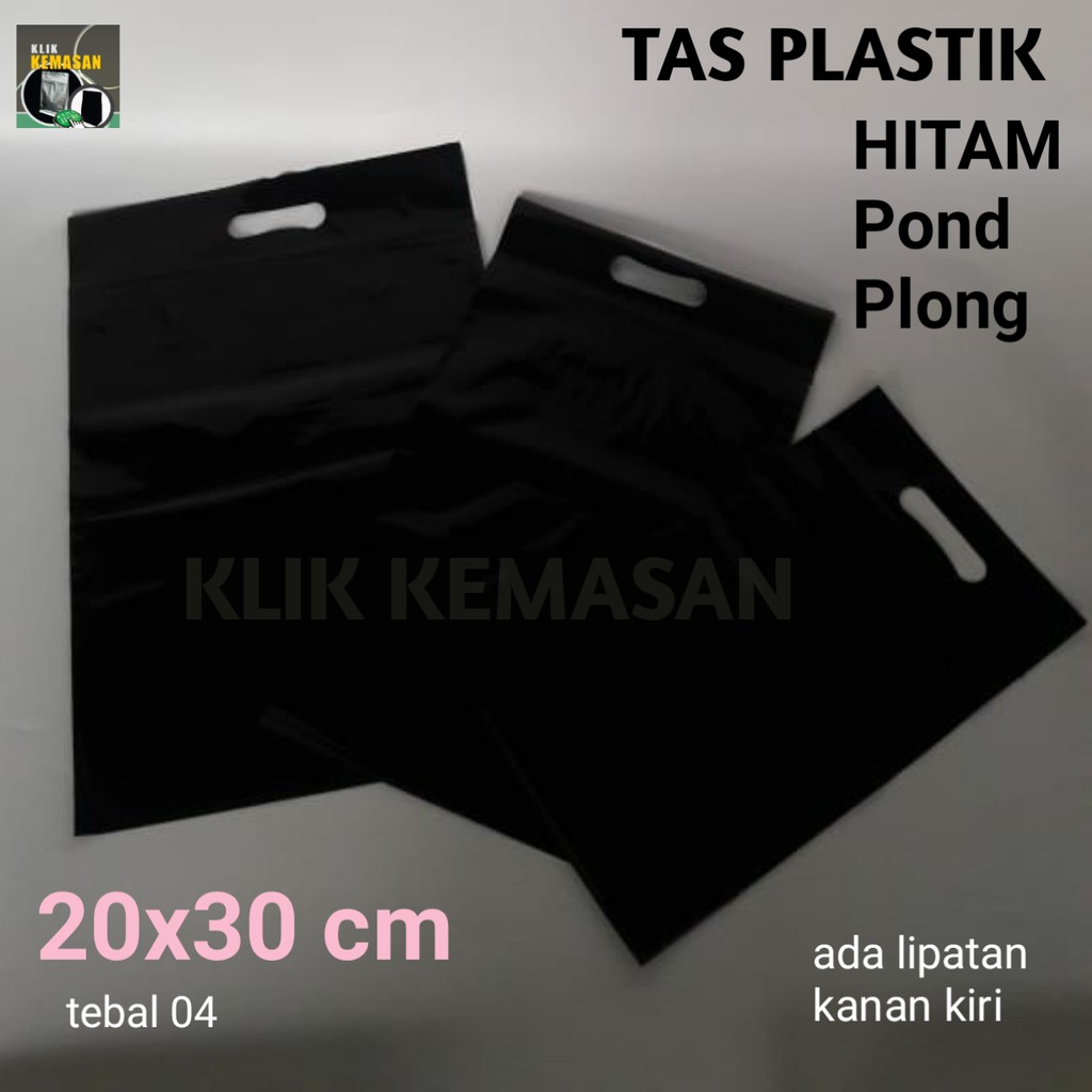 

TAS PLASTIK HITAM 20X30CM PLONG/TAS MALL TAS POND TAS PRODUK PAPERBAG