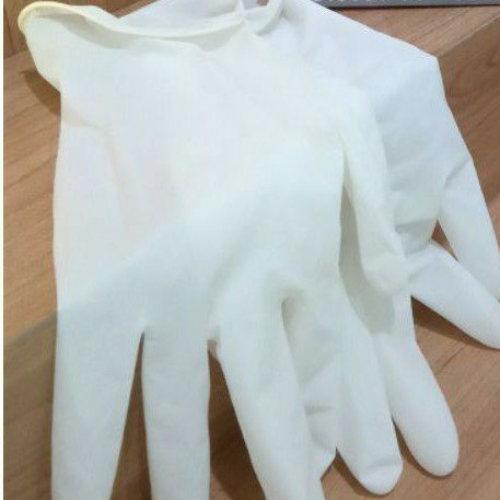 eceran sarung tangan medis karet / nitrile hanscoon latex per pcs bukan per pasang