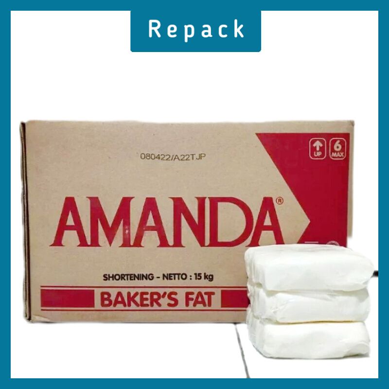 AMANDA BAKER`S FAT MENTEGA PUTIH 250 GR Repack