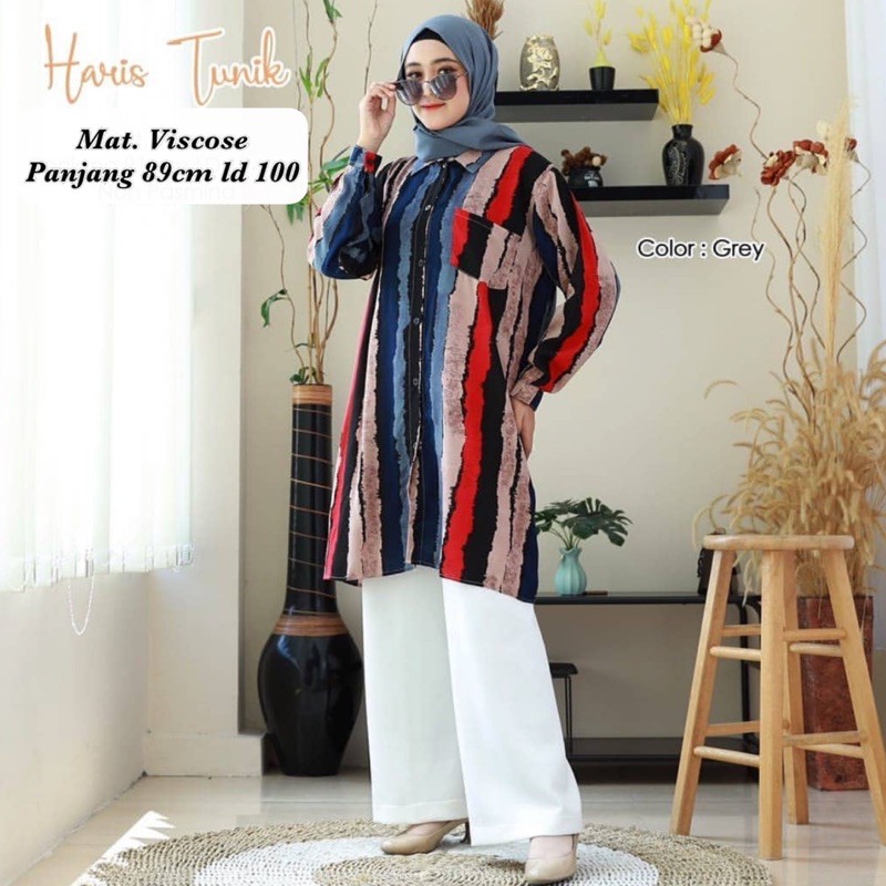 HARIS TUNIK / TUNIK SALUR / TUNIK RAYON