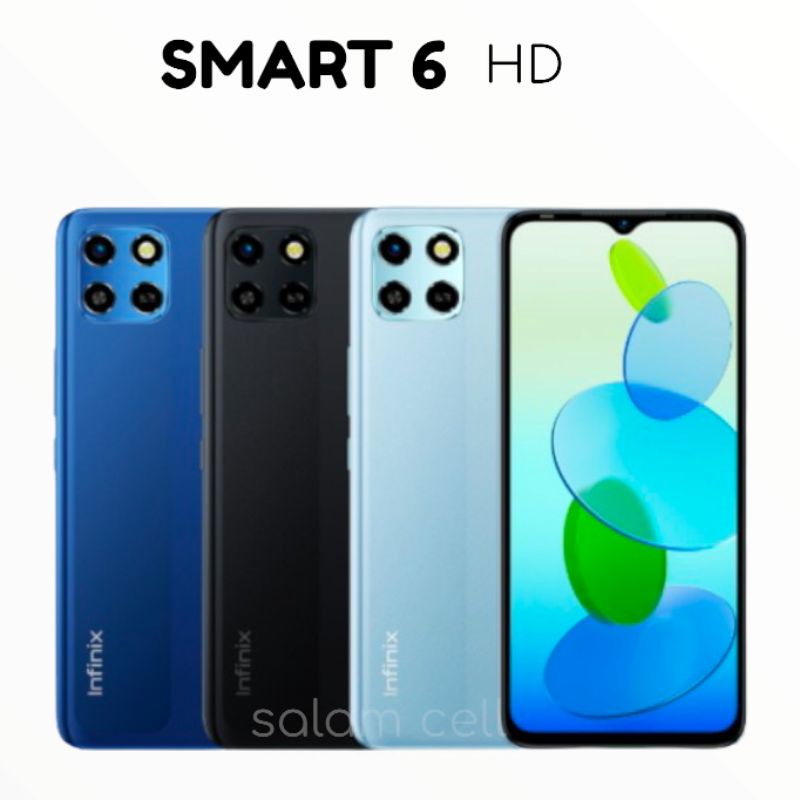 Infinix SMART 6 Plus Ram 3+3/64GB Baterai 5.000MaH Original Garansi Resmi