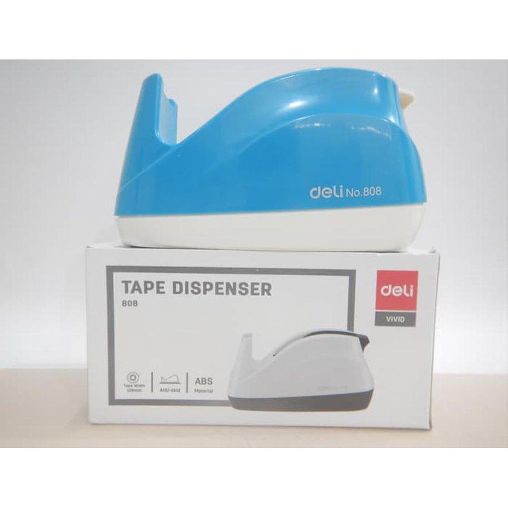 

BEST DEAL TAPE CUTTER DISPENSER ISOLAS TEMPAT ISOLASI E 808 DELI