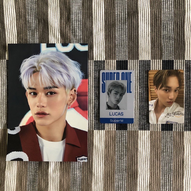 [SUPERM] ALBUM US ver - SUPER ONE PC KAI ID CARD LUCAS POSTCARD LUCAS PC GROUP MARK BAEKHYUN LUCAS