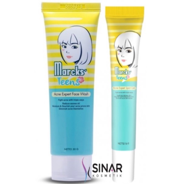 ✦SINAR✦ Marcks Teens Acne Expert Spot Gel - Acne Expert Face Wash