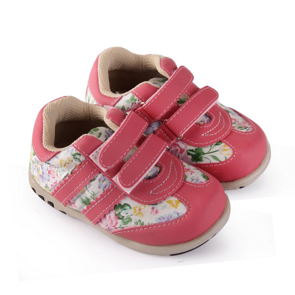 Sepatu anak perempuan terbaru cantik, simpel & nyaman serta berkualitas LilyandClark pink pupcorn jl-1