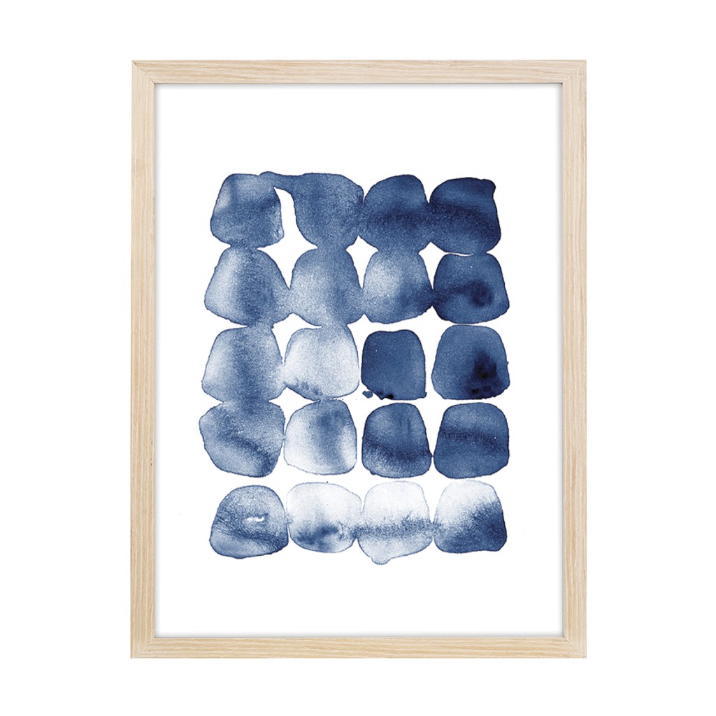 

JYSK Hiasan Dinding Wall Decoration Art Stone VD91556 30X40CM Blue Natural